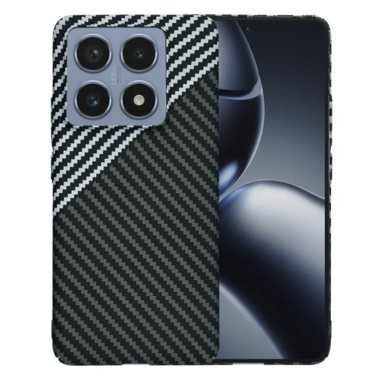 Θήκη για Xiaomi 14T Pro, Techsuit, Carbonite FiberShell, Μαύρο Γκρι