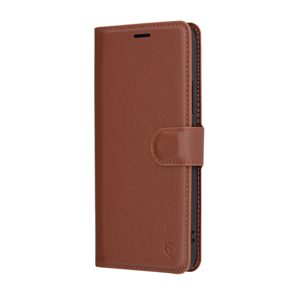 Θήκη για Xiaomi 15, Techsuit, Leather Folio, Καφέ