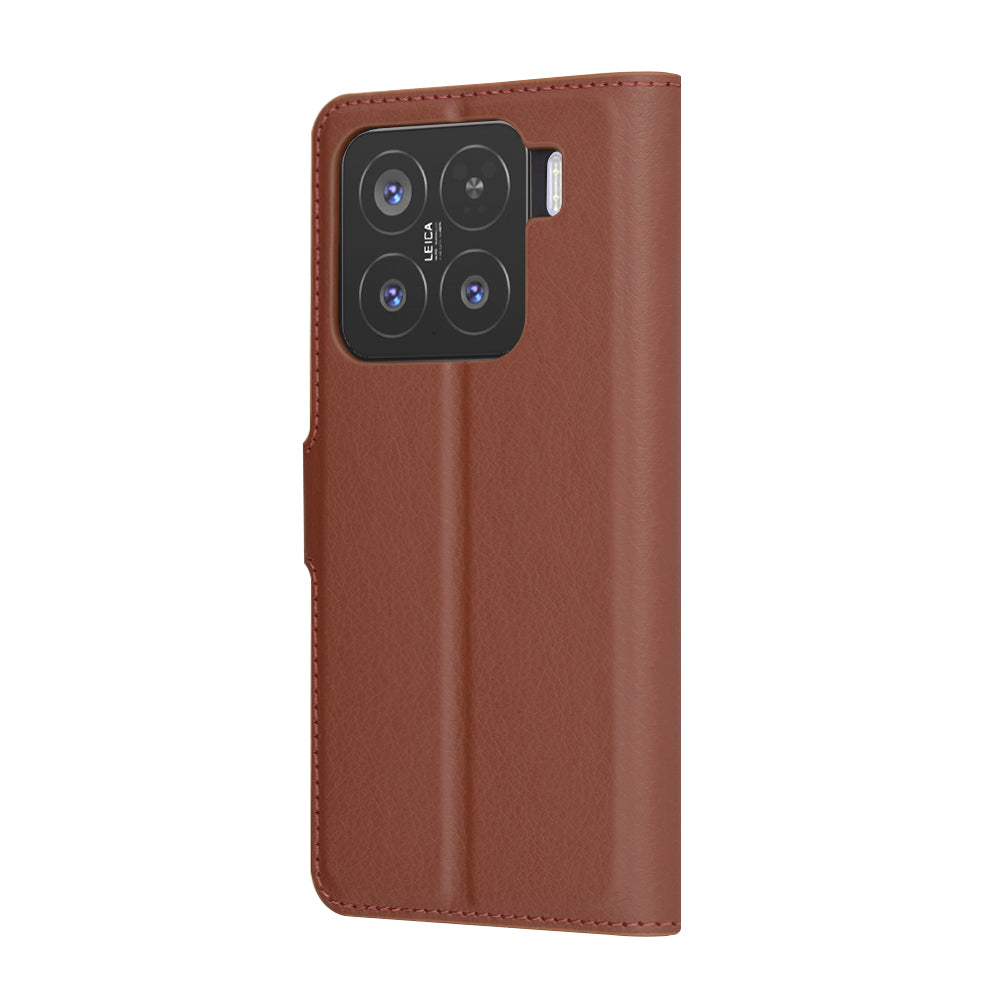 Θήκη για Xiaomi 15, Techsuit, Leather Folio, Καφέ