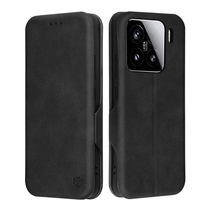 Θήκη για Xiaomi 15, Techsuit, Safe Wallet Plus, Μαύρη