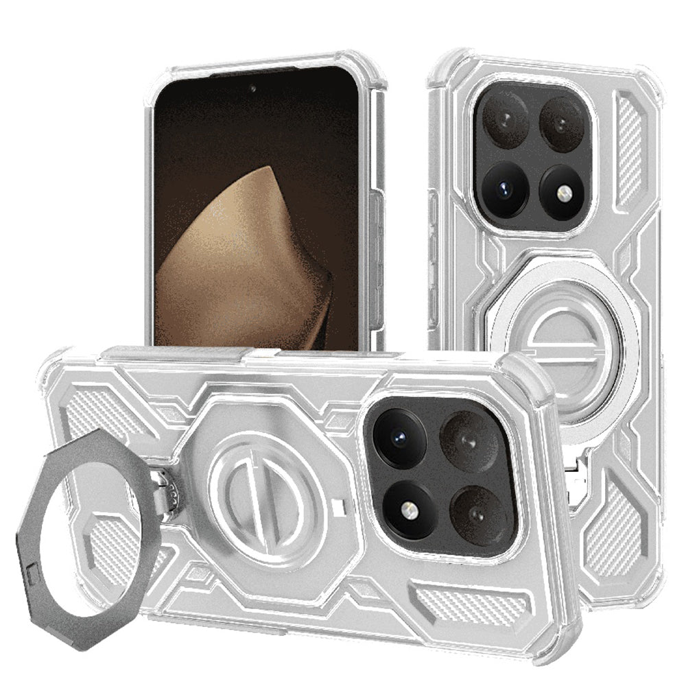 Θήκη για Xiaomi 15T, Techsuit, Carbon Shield Pro, Λευκή