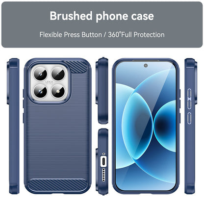 Θήκη για Xiaomi 17, Techsuit, Καρμπόν, Μπλε