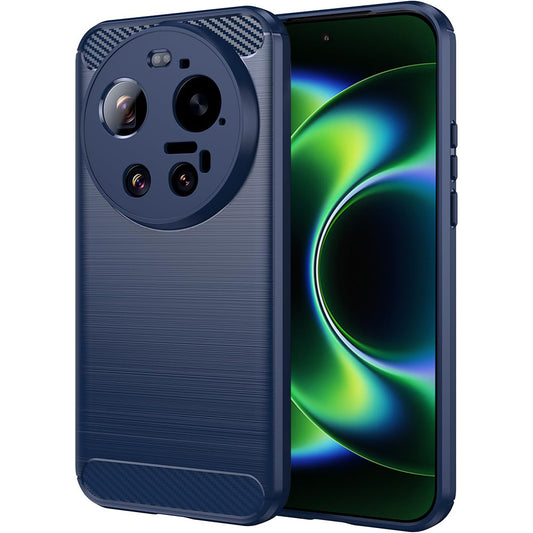 Θήκη για Xiaomi 17 Ultra, Techsuit, Καρμπόν, Μπλε