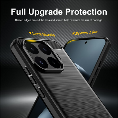 Θήκη για Xiaomi 17T, OEM, Carbon Black, Μαύρο