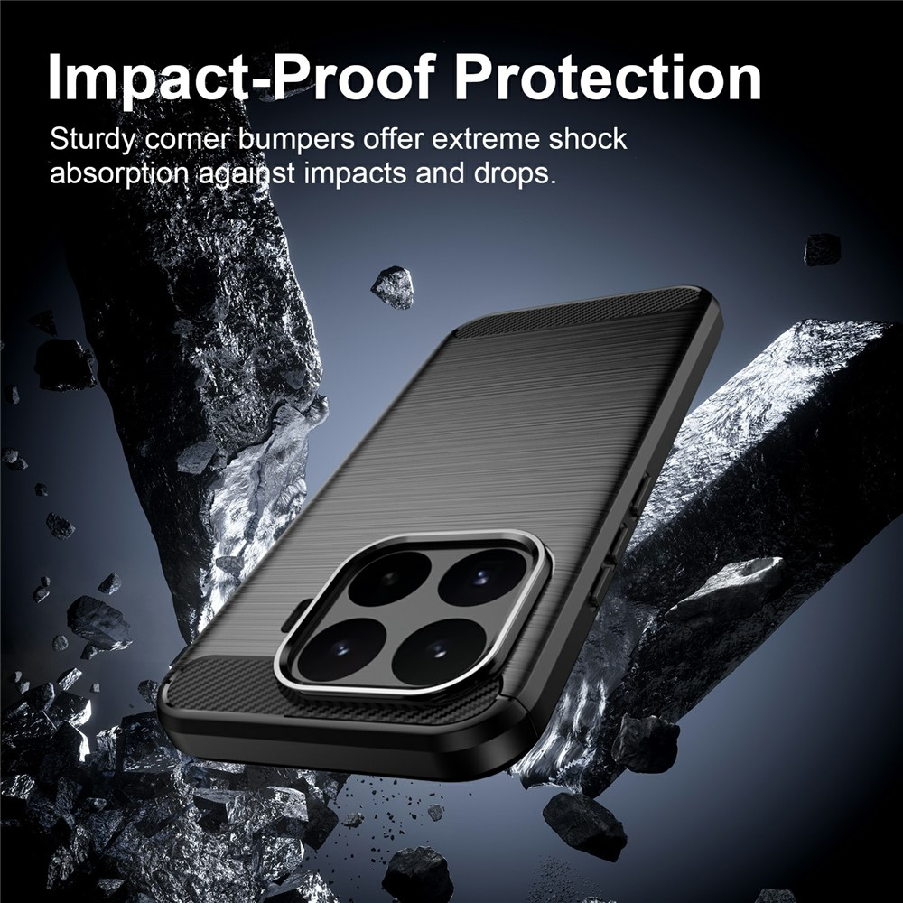 Θήκη για Xiaomi 17T, OEM, Carbon Black, Μαύρο