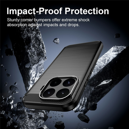 Θήκη για Xiaomi 17T, OEM, Carbon Black, Μαύρο