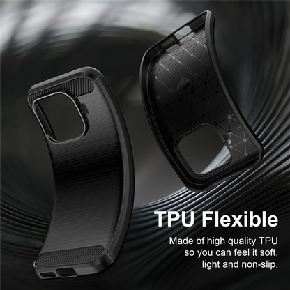 Θήκη για Xiaomi 17T, OEM, Carbon Black, Μαύρο