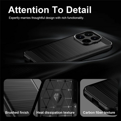 Θήκη για Xiaomi 17T, OEM, Carbon Black, Μαύρο