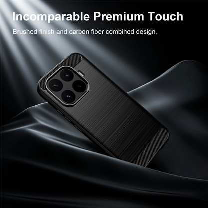 Θήκη για Xiaomi 17T, OEM, Carbon Black, Μαύρο