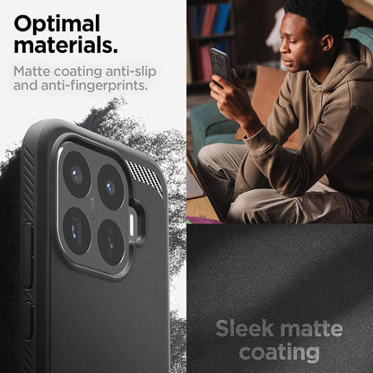 Case for Xiaomi 17T Pro, Spigen, Rugged Armor, Black ACS11869