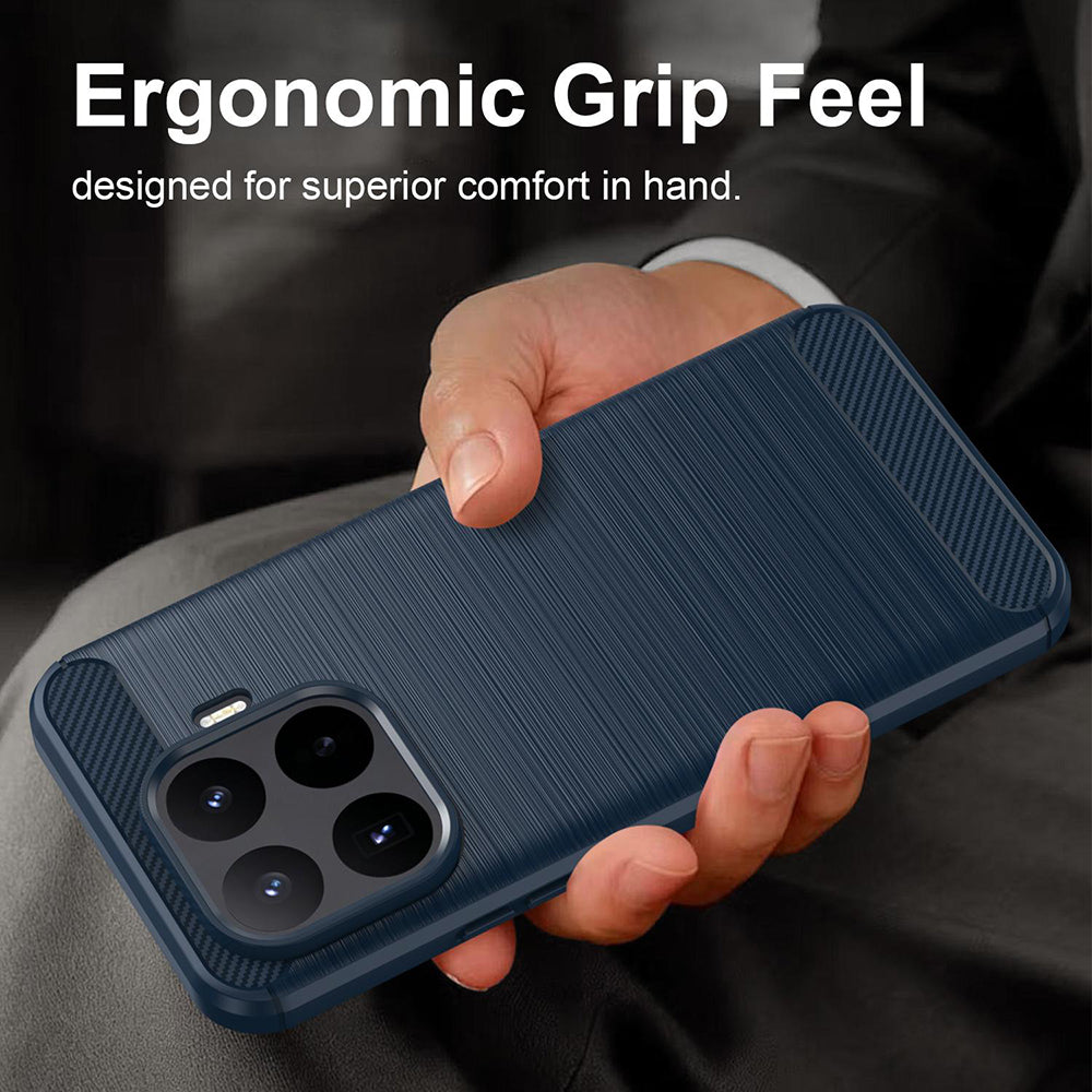 Θήκη για Xiaomi 17T Pro, Techsuit, Άνθρακας, Μπλε