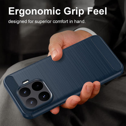 Θήκη για Xiaomi 17T Pro, Techsuit, Άνθρακας, Μπλε