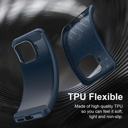 Θήκη για Xiaomi 17T Pro, Techsuit, Άνθρακας, Μπλε