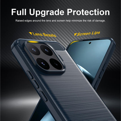 Θήκη για Xiaomi 17T Pro, Techsuit, Άνθρακας, Μπλε