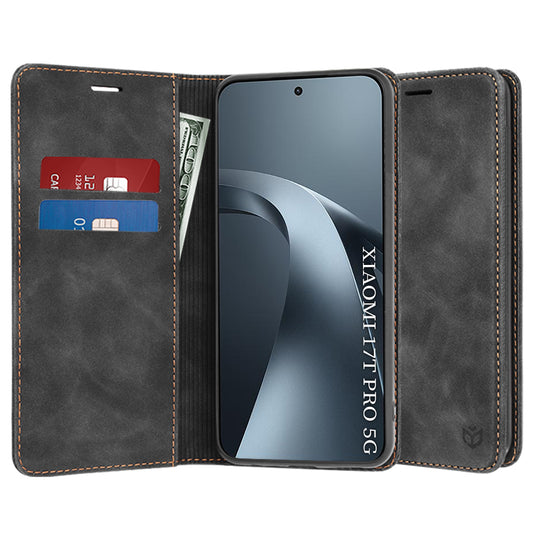 Θήκη για Xiaomi 17T Pro, Techsuit, Confy, Μαύρη