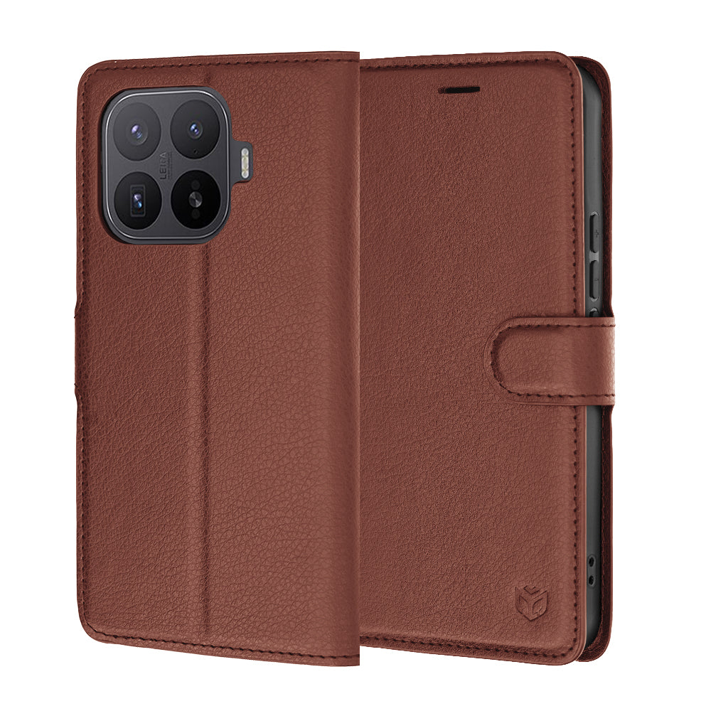 Θήκη για Xiaomi 17T Pro, Techsuit, Leather Folio, Καφέ