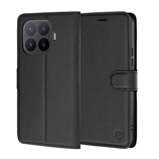 Θήκη για Xiaomi 17T Pro, Techsuit, Leather Folio, Μαύρη