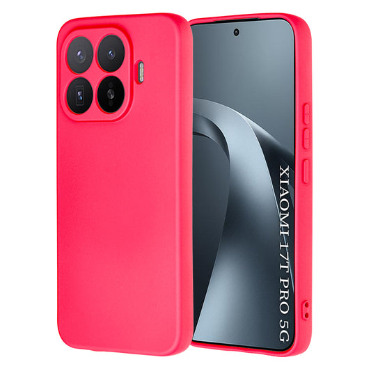 Θήκη για Xiaomi 17T Pro, Techsuit, SoftFlex, Σκούρο Ροζ