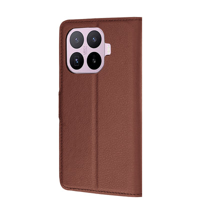 Case for Xiaomi 17T, Techsuit, Leather Folio, Brown