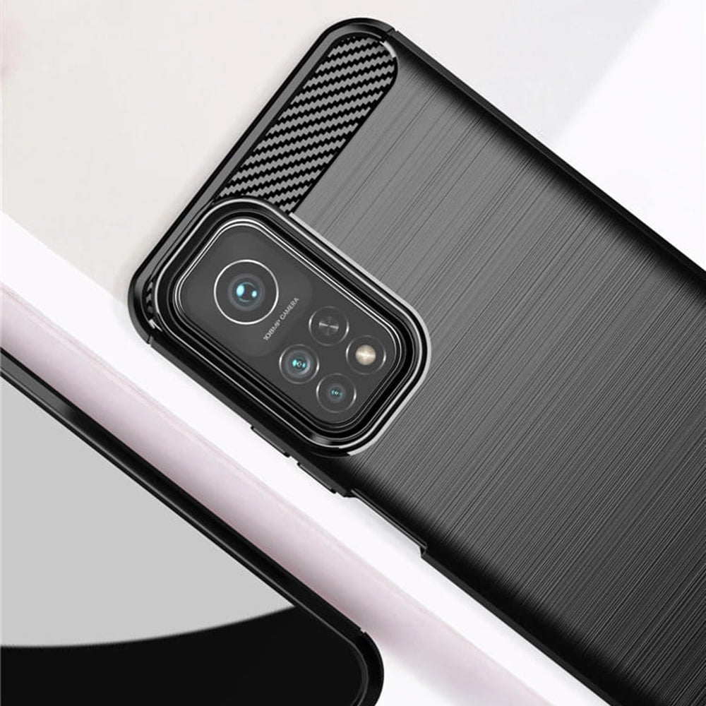 Θήκη για Xiaomi Mi 10T 5G / 10T Pro 5G, Techsuit, Carbon, Μαύρο