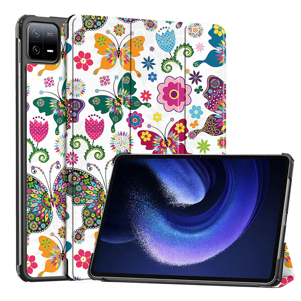 Θήκη για Xiaomi Pad 6 / 6 Pro, Techsuit, FoldPro Butterfly, Πολύχρωμο