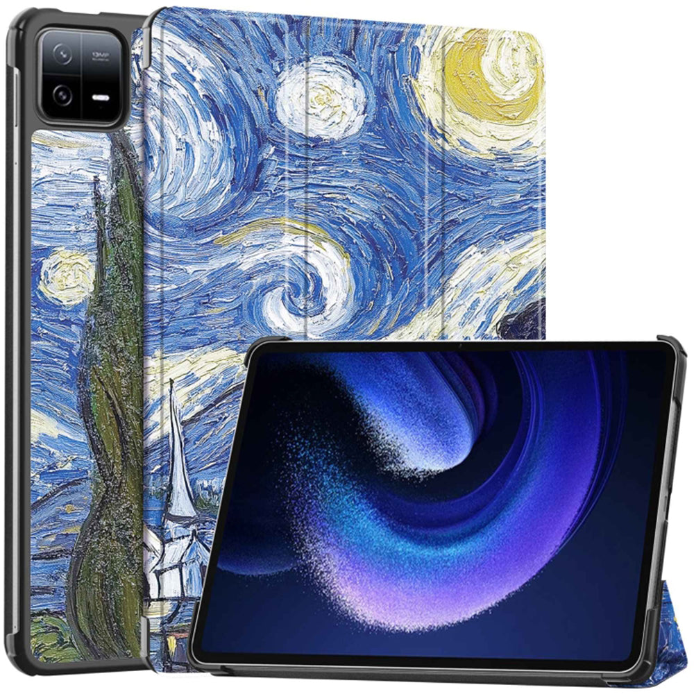 Θήκη για Xiaomi Pad 6 / 6 Pro, Techsuit, FoldPro Starry Night, Πολύχρωμο
