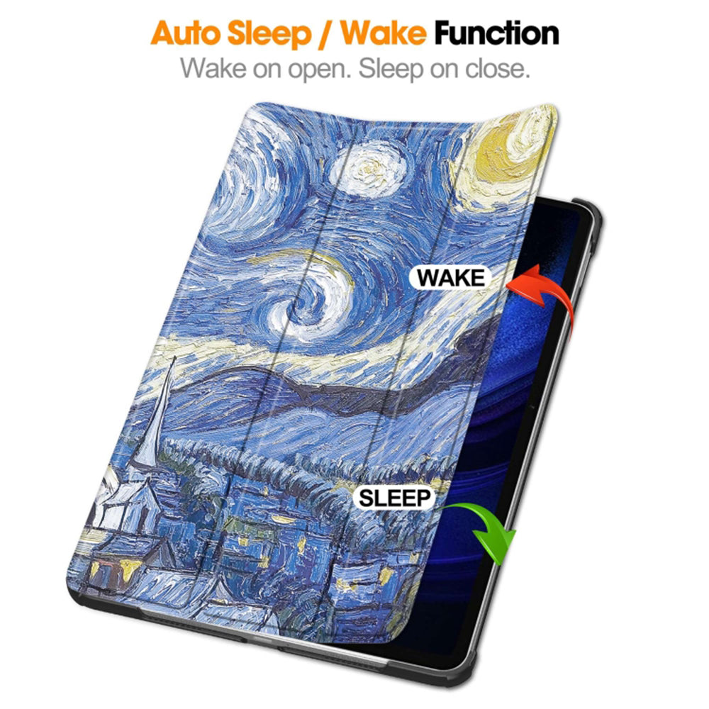 Θήκη για Xiaomi Pad 6 / 6 Pro, Techsuit, FoldPro Starry Night, Πολύχρωμο