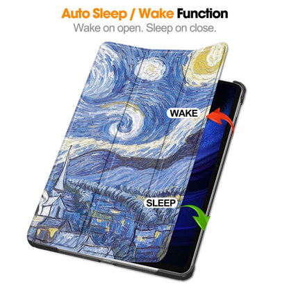 Θήκη για Xiaomi Pad 6 / 6 Pro, Techsuit, FoldPro Starry Night, Πολύχρωμο