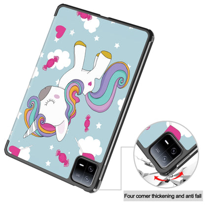 Θήκη για Xiaomi Pad 6 / 6 Pro, Techsuit, FoldPro Unicorn, Πολύχρωμο