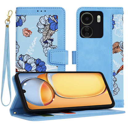 Case for Xiaomi Poco C65 / Redmi 13C, Techsuit, FlipCraft, Blue