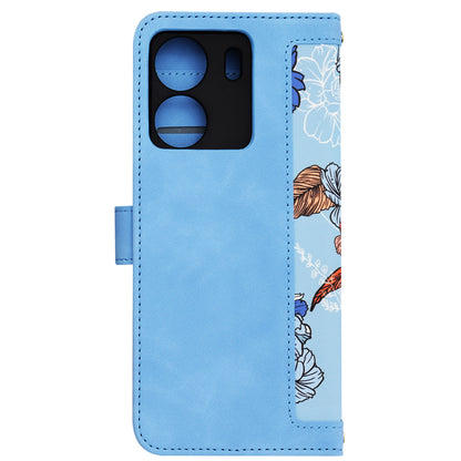 Case for Xiaomi Poco C65 / Redmi 13C, Techsuit, FlipCraft, Blue