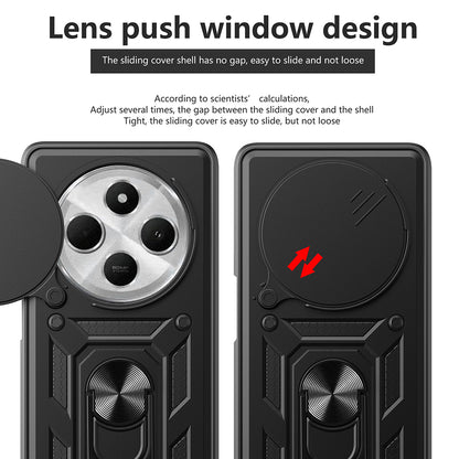 Case for Xiaomi Poco C75 / Redmi 14C, Techsuit, CamShield, Black