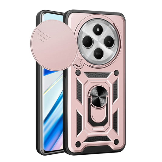 Θήκη για Xiaomi Poco C75 / Redmi 14C, Techsuit, CamShield, Ροζ