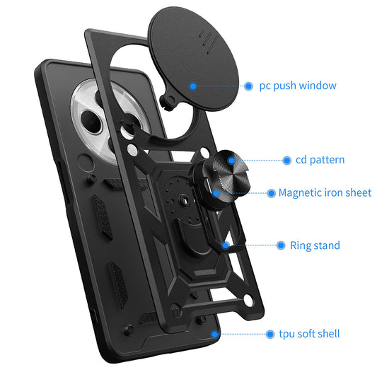 Θήκη για Xiaomi Poco C75 / Redmi 14C, Techsuit, CamShield, Πράσινο