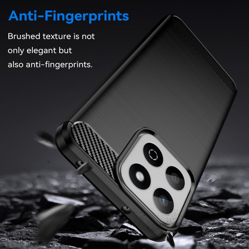 Θήκη για Xiaomi Poco C75 / Redmi 14C, Techsuit, Καρμπόν, Μπλε