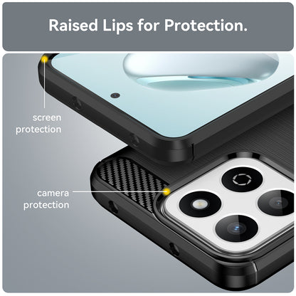 Θήκη για Xiaomi Poco C75 / Redmi 14C, Techsuit, Καρμπόν, Μπλε