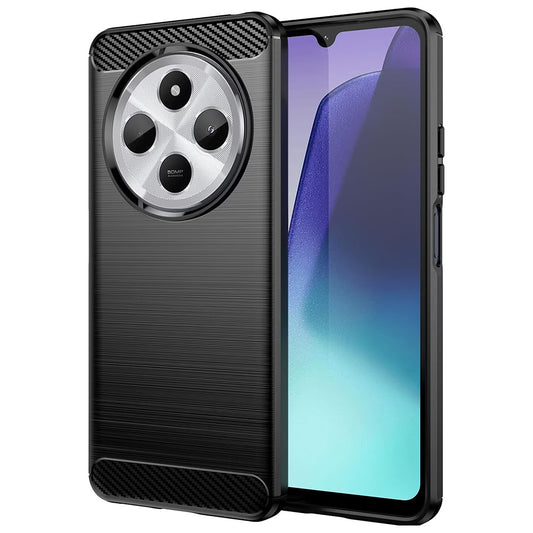 Θήκη για Xiaomi Poco C75 / Redmi 14C, Techsuit, Carbon, Μαύρο