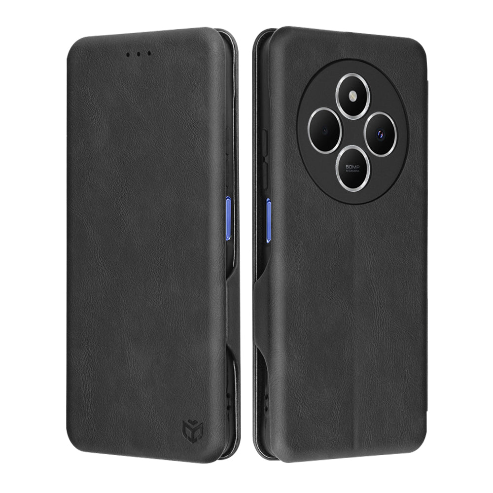 Θήκη για Xiaomi Poco C75 / Redmi 14C, Techsuit, Safe Wallet Plus, Μαύρη