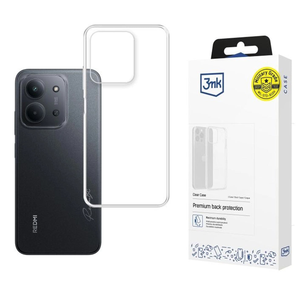 Θήκη για Xiaomi Poco C85 4G / Redmi 15C 5G / 15C 4G, 3MK, Διαφανής, Σαφής