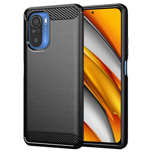 Θήκη για Xiaomi Poco F3 / Mi 11i, Techsuit, Carbon, Μαύρο