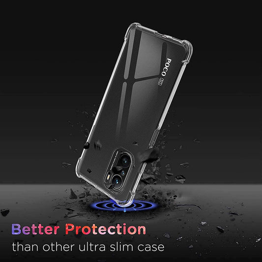 Θήκη για Xiaomi Poco F3 / Mi 11i, Techsuit, Ανθεκτική σε Κρούσεις Διαφανής, Διάφανη