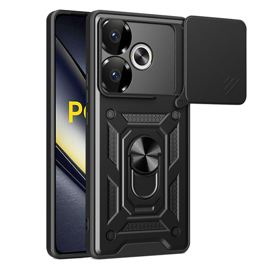 Θήκη για Xiaomi Poco F6, Techsuit, CamShield, Μαύρο