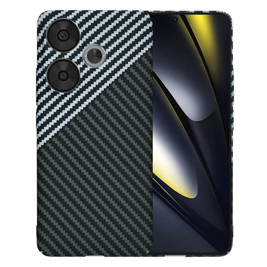 Θήκη για Xiaomi Poco F6, Techsuit, Carbonite FiberShell, Μαύρο Γκρι
