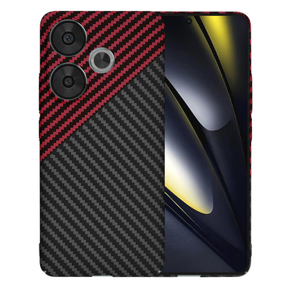 Θήκη για Xiaomi Poco F6, Techsuit, Carbonite FiberShell, Μαύρο Κόκκινο