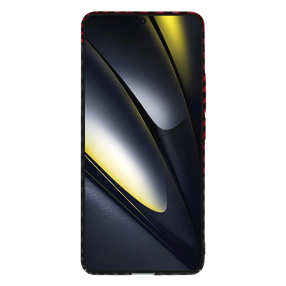 Θήκη για Xiaomi Poco F6, Techsuit, Carbonite FiberShell, Μαύρο Κόκκινο