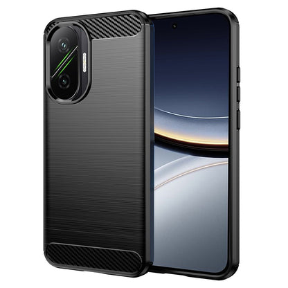 Θήκη για Xiaomi Poco F7, Techsuit, Carbon, Μαύρο