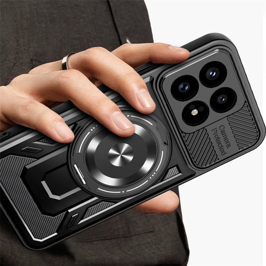 Θήκη για Xiaomi Poco F8 Pro, Techsuit, RuggedCam, Μαύρη