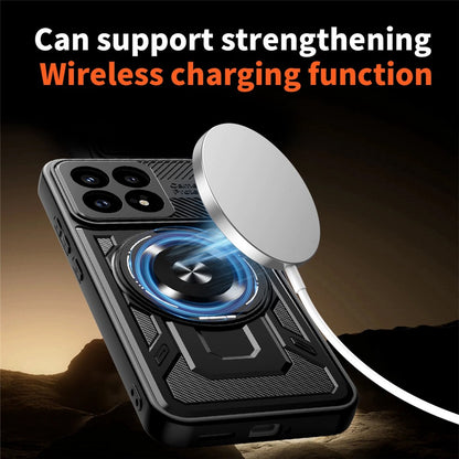 Θήκη για Xiaomi Poco F8 Pro, Techsuit, RuggedCam, Μαύρη