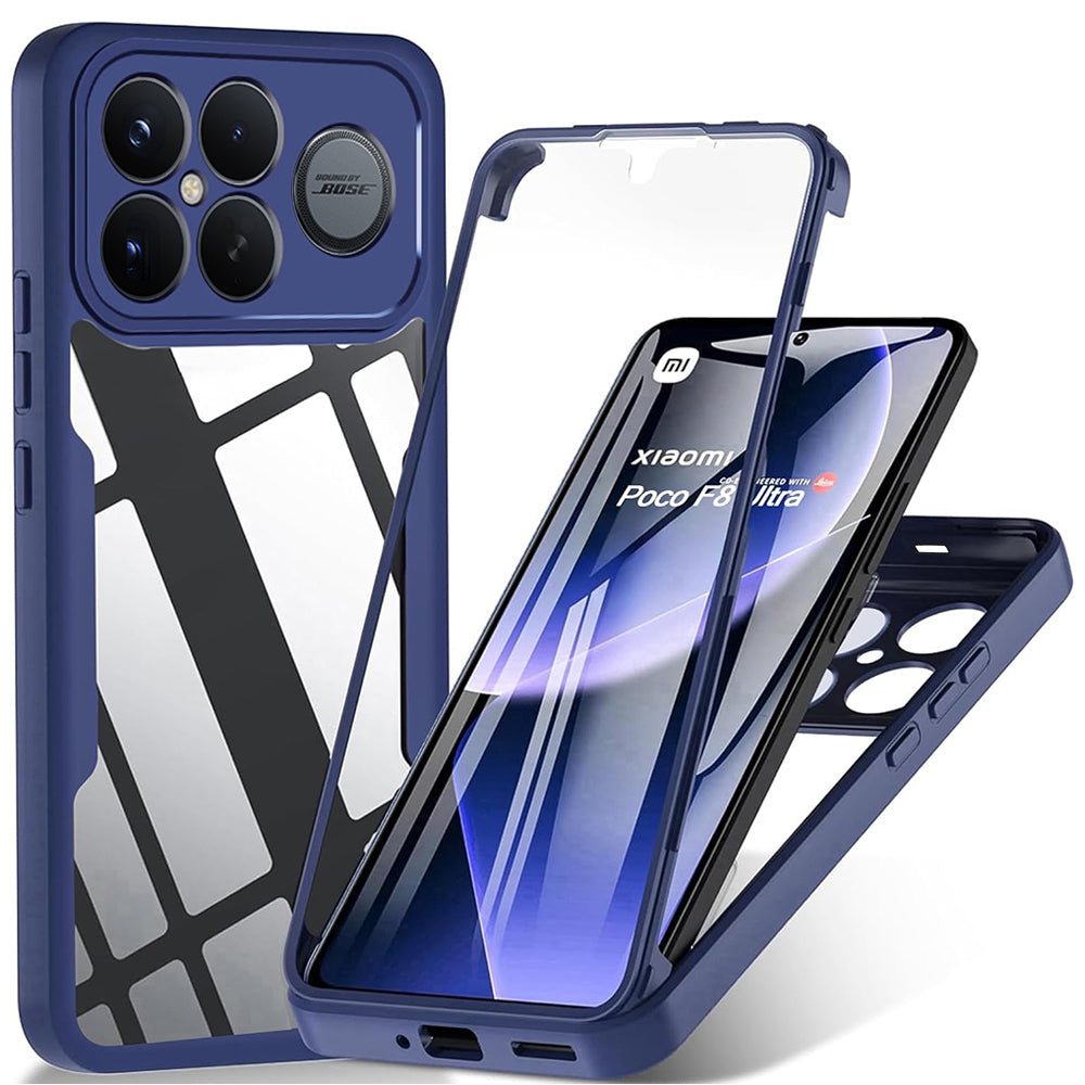 Θήκη για Xiaomi Poco F8 Ultra, Techsuit, ColorVerse 360, Μπλε