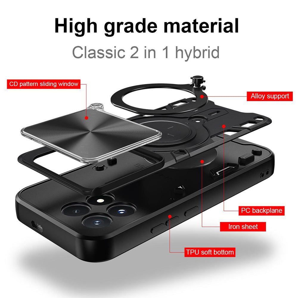 Θήκη για Xiaomi Poco F9 Pro, Techsuit, CamGuard Pro, Μαύρη